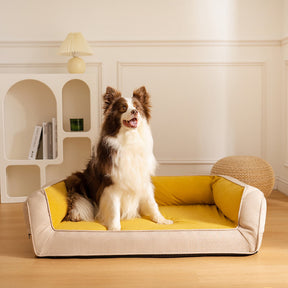 Canapé-lit orthopédique confortable pour chien à soutien complet Ultimate Lounger