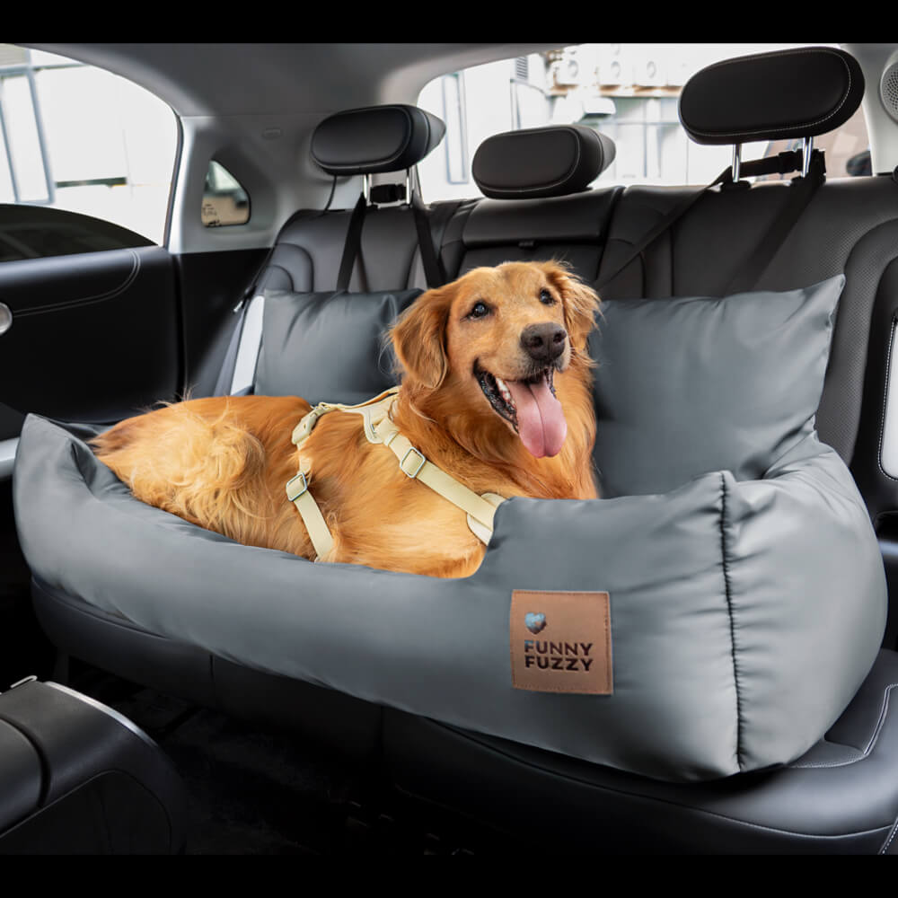 Basics Waterproof Car Back Bench Seat Cover Protector for Pets - 56  x 47, Black