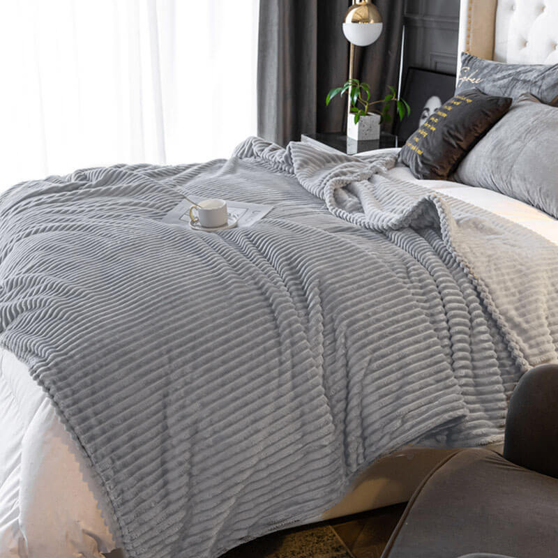 Cobertor de sofá-cama dupla face de veludo de leite