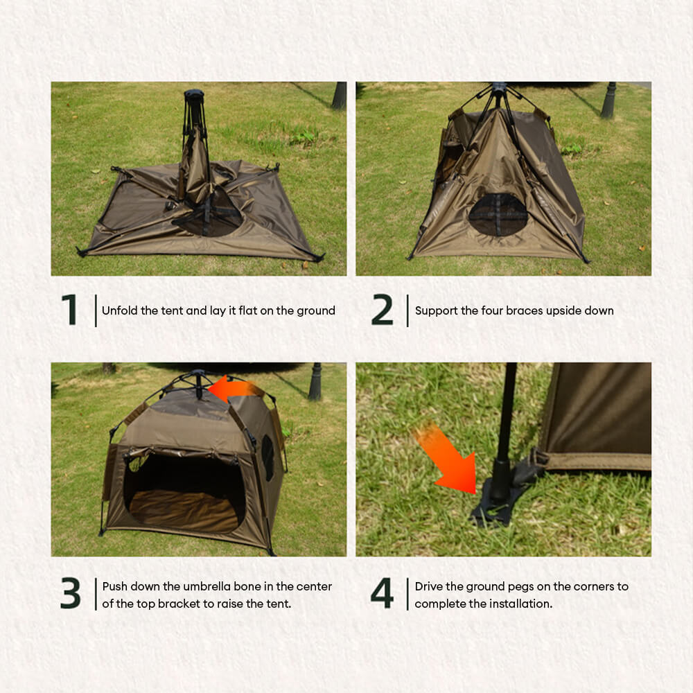 Automatic Folding Portable Outdoor Camping Dog Tent