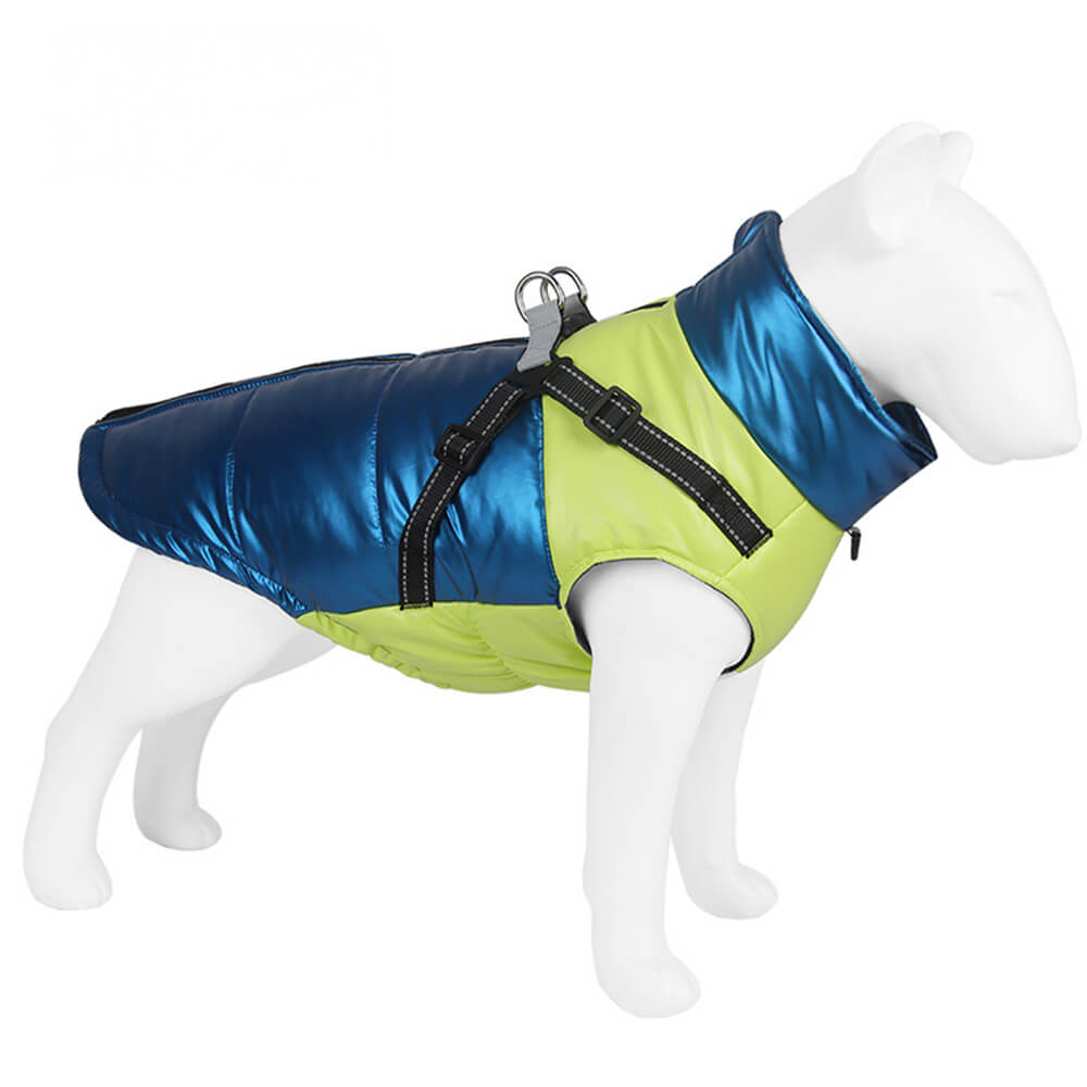 Veste chaude réfléchissante et imperméable pour chien, coupe réglable et sécurité, chic