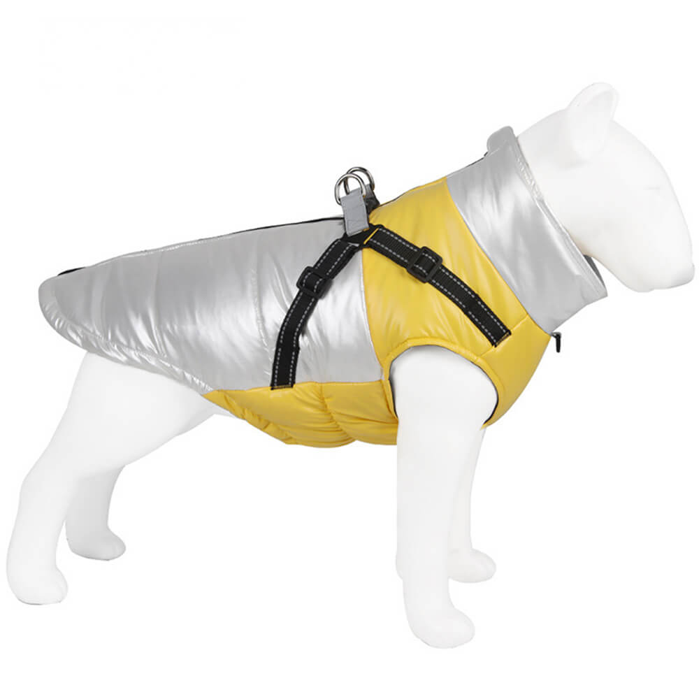 Veste chaude réfléchissante et imperméable pour chien, coupe réglable et sécurité, chic