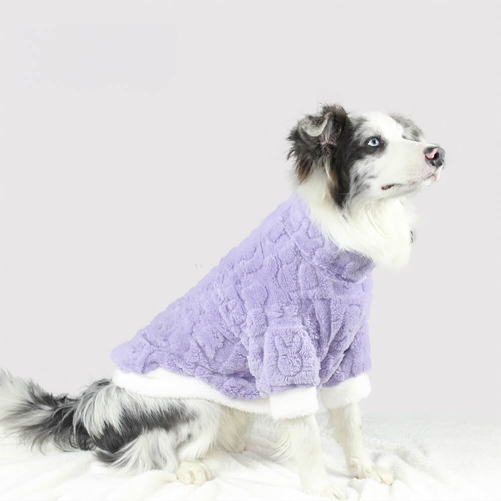 Ultra-Soft Double-Sided Polar Fleece Warmth Dog Pajama Loungewear