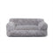 Ultra-Soft Faux Rabbit Fur Jacquard Warm Dog & Cat Bed