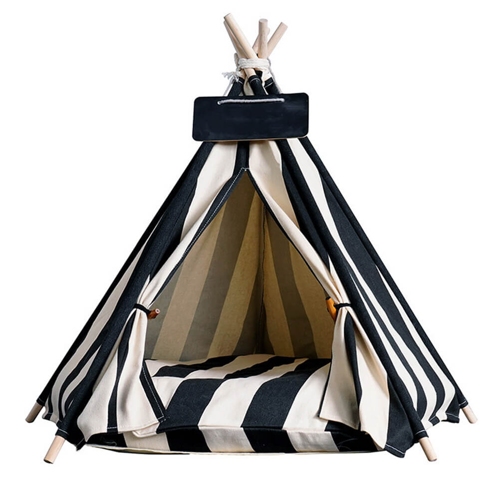 Lightweight Breathable Removable Five-Pointed Star Pet Teepee Tent