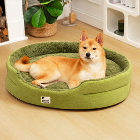 Fluffy Fleece Moss 2 in 1 Multifunction Comfort Dog Bed