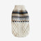 Fair Isle Pattern Knitted Linen Dog Sweater with Classic Collar