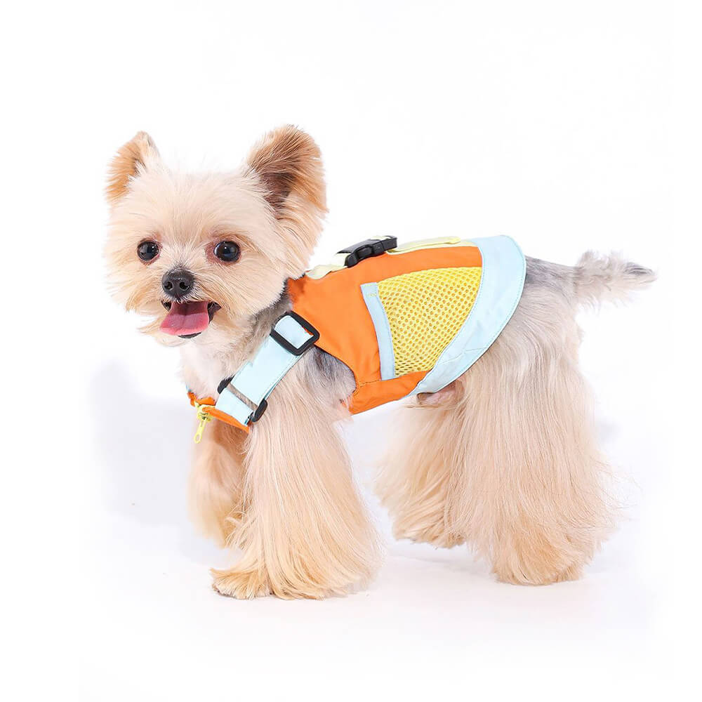 Fashionable Colorful Dog Vest with Sun Hat for Small Dogs