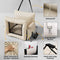 Faux Leather Waterproof Expandable Dog Car Seat Bed with Visible Mesh Window
