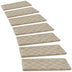 Faux Sisal Diamond Diamante Desgaste de la escalera Resistente a la escalera Bullnose Treadas de escalera sin deslizamiento