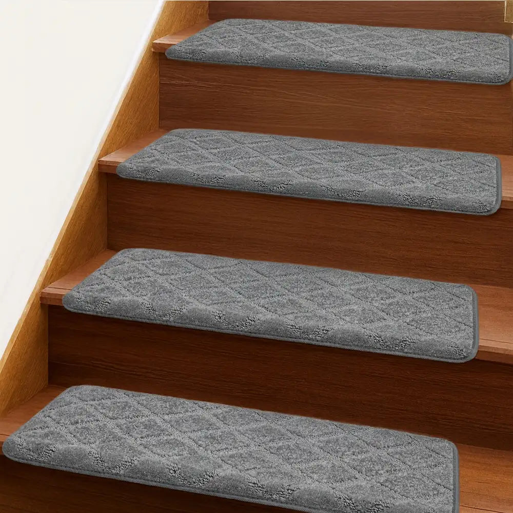 Faux Sisal Diamond Diamante Desgaste de la escalera Resistente a la escalera Bullnose Treadas de escalera sin deslizamiento