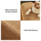 Faux Sisal Scratch-Resistant Sofa Armrest Protector Cover for Cats