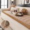 Flannel Comfortable Scratch-Resistant Cute Paw Print Non-slip Couch Cover - Paw