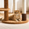 Flower Multi-Level Cat Climbing Frame Scratching Post Cat Tree with Space Capsule