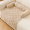Flower Plush Multi-Purpose Non-Slip Couch Cover Dog Mat