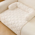 Flower Plush Multi-Purpose Non-Slip Couch Cover Dog Mat
