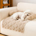 Flower Plush Multi-Purpose Non-Slip Couch Cover Dog Mat