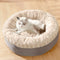 Fluffy Faux Rabbit Fur Warm Donut Dog & Cat Bed