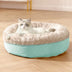 Fluffy Faux Rabbit Fur Warm Donut Dog & Cat Bed