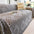 Fluffy Jacquard Velvet Scratch-Resistant Thickened Sofa Blanket Couch Cover