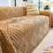 Fluffy Jacquard Velvet Scratch-Resistant Thickened Sofa Blanket Couch Cover
