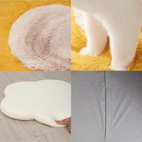 Coussin de siège moelleux pour chat en mousse à mémoire de forme tournesol