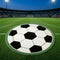 Football-Shaped Plush Scratch-Resistant Non-Slip Rug