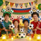 Football Boom Cheering Sticks Balloon Hair Hoop Inflatable Toy