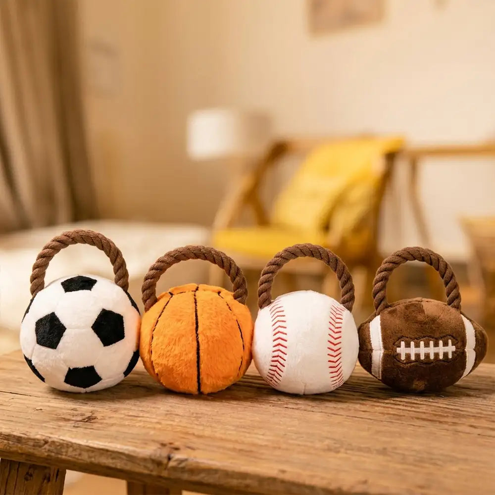 Fun Balls Dog Rope Chew Toy