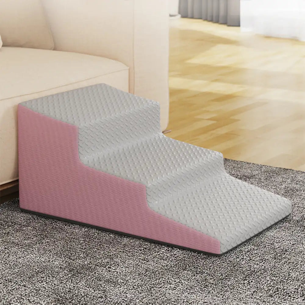 Carpeted Stairs Cute Dog Stairs Soft Slope Foam Non-Slip Durable