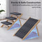 2-in-1 Foldable Wooden Dog Stairs & Ramp with Non-Slip Pad