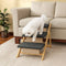 2-in-1 Foldable Wooden Dog Stairs & Ramp with Non-Slip Pad