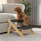 2-in-1 Foldable Wooden Dog Stairs & Ramp with Non-Slip Pad