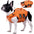 Adjustable Dog Life Jacket with Reflective Strips for Medium and Large Dogs
