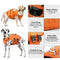 Adjustable Dog Life Jacket with Reflective Strips for Medium and Large Dogs