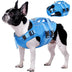 Adjustable Dog Life Jacket with Reflective Strips for Medium and Large Dogs