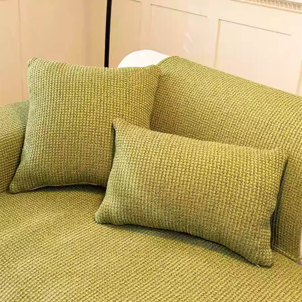 All Seasons Pet-Friendly Anti-Snag Woven Couch Cover