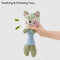 Jouet interactif pour chien en peluche, assemblage d'animaux, nettoyage des dents, couinement