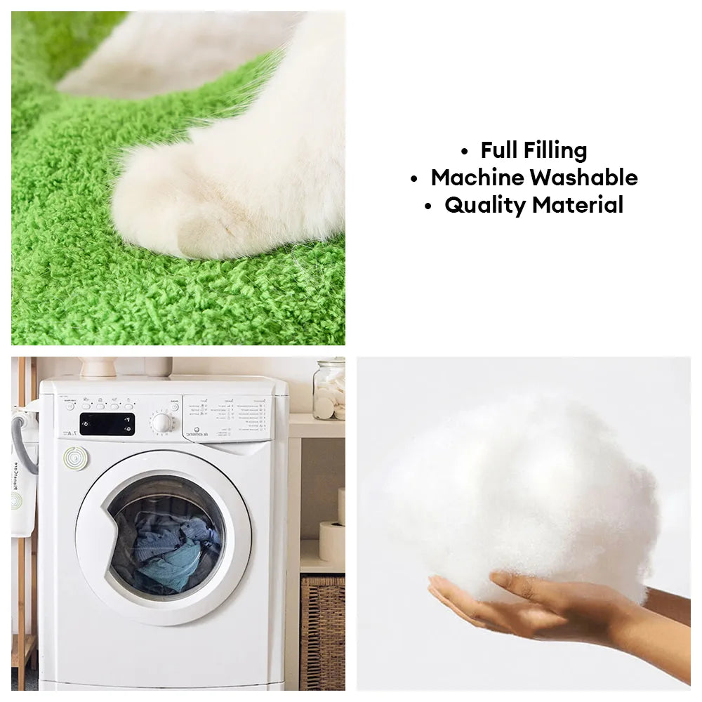 Bone-Shaped Playful Squeaky Dog Toy Pet Pillow