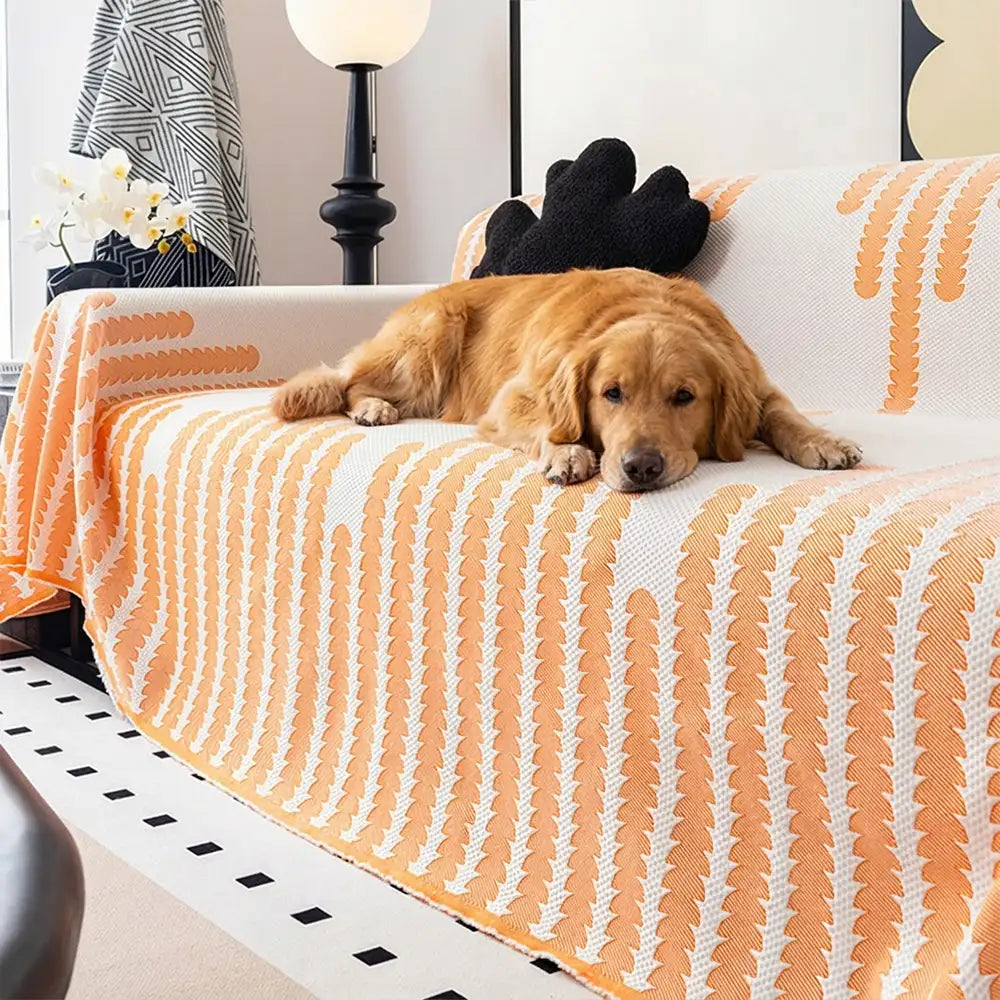 Cooling Ice Silk Breathable Heat-Absorbing Sofa Blanket Washable Couch Cover