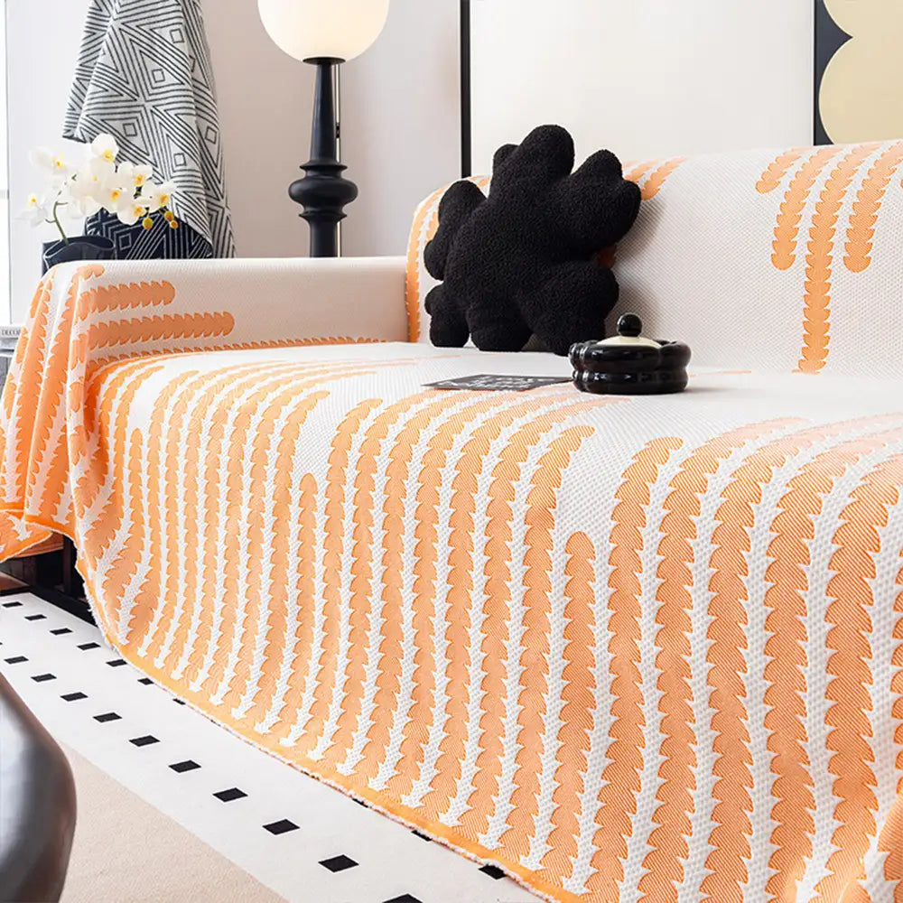 Cooling Ice Silk Breathable Heat-Absorbing Sofa Blanket Washable Couch Cover