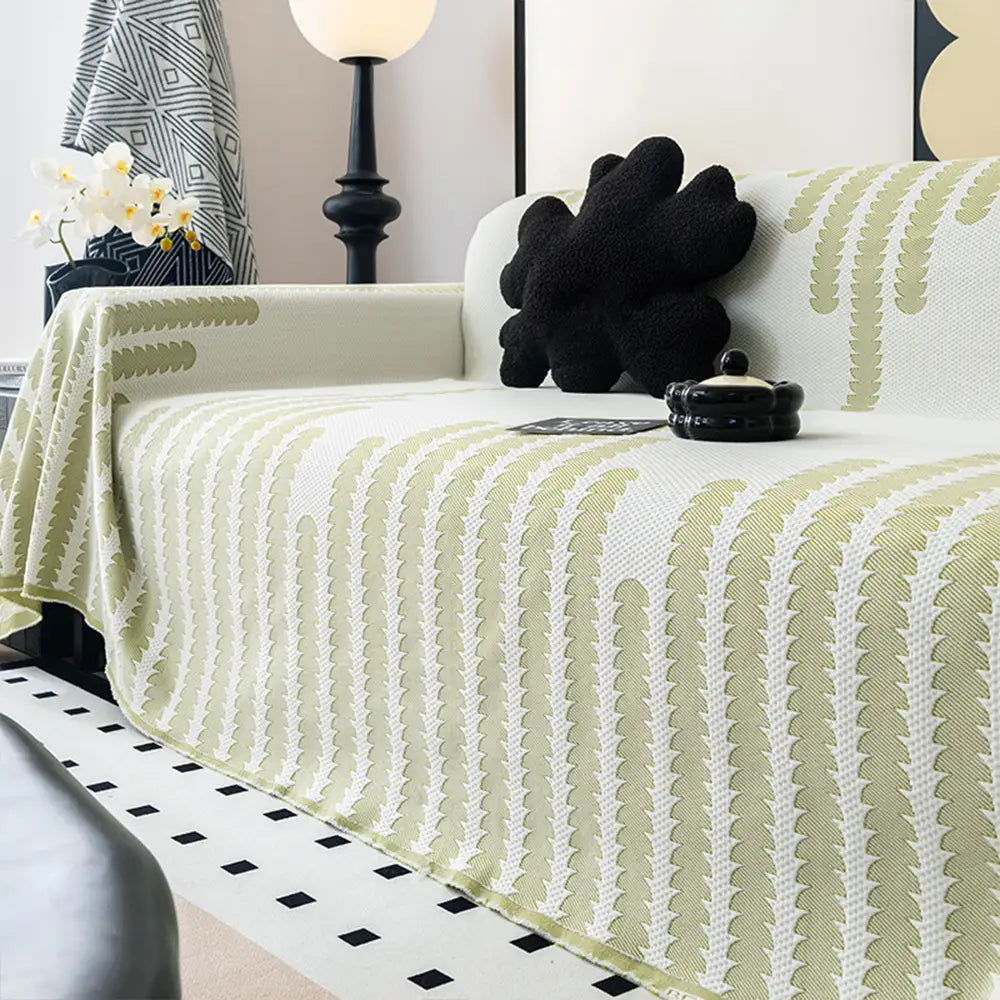 Cooling Ice Silk Breathable Heat-Absorbing Sofa Blanket Washable Couch Cover