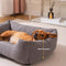 Corduroy Scratch-Resistant Breathable Detachable Comfort Dog Bed