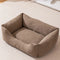 Corduroy Scratch-Resistant Breathable Detachable Comfort Dog Bed