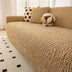 Cream Style Seersucker Breathable Stretchy Full-Coverage Magic Couch Cover