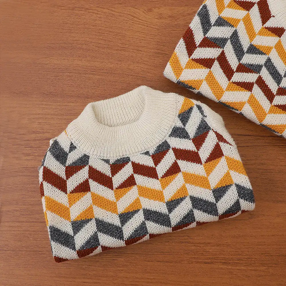 Diamond Striped Dachshund Dog Sweater