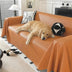 Faux Leather Waterproof Pet Hair-Resistant Sofa Protector Couch Cover