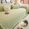 Faux Linen Scratch-Resistant Furniture Protector Sofa Blanket Couch Cover