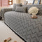 Faux Linen Scratch-Resistant Furniture Protector Sofa Blanket Couch Cover