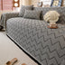 Faux Linen Scratch-Resistant Furniture Protector Sofa Blanket Couch Cover